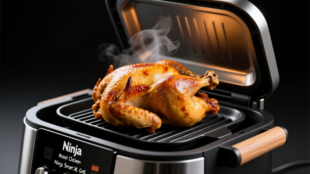 Roast Chicken in Ninja Smart XL Grill: Crispy & Juicy