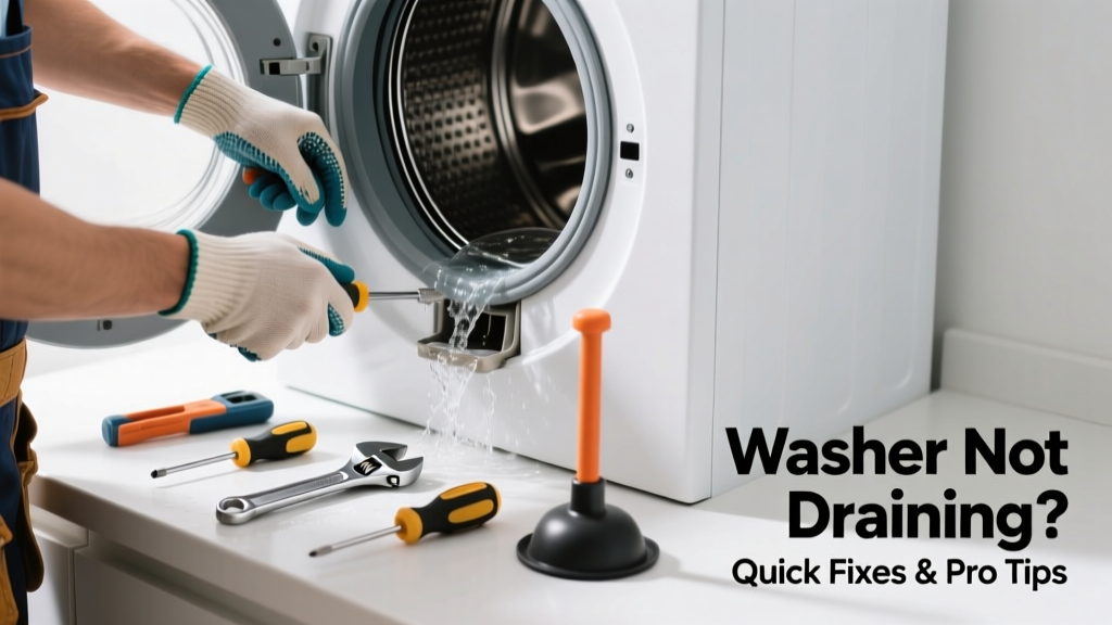 Washer Not Draining in Kitchen: Quick Fixes & Pro Tips