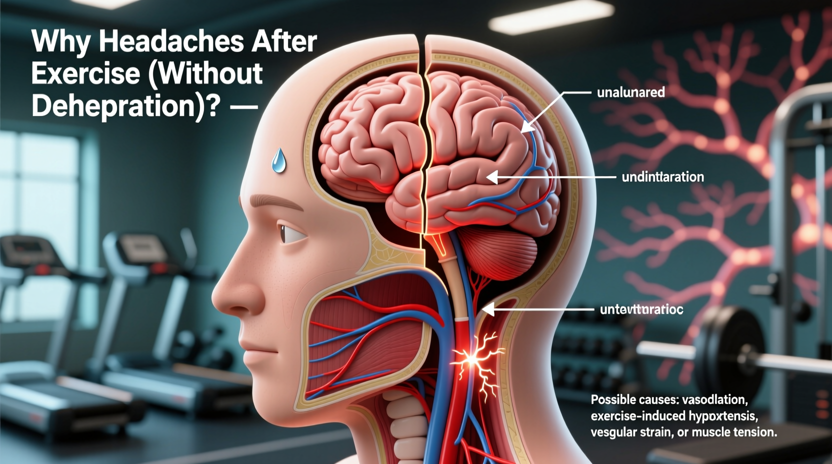 why do i get a headache after exercising without dehydration