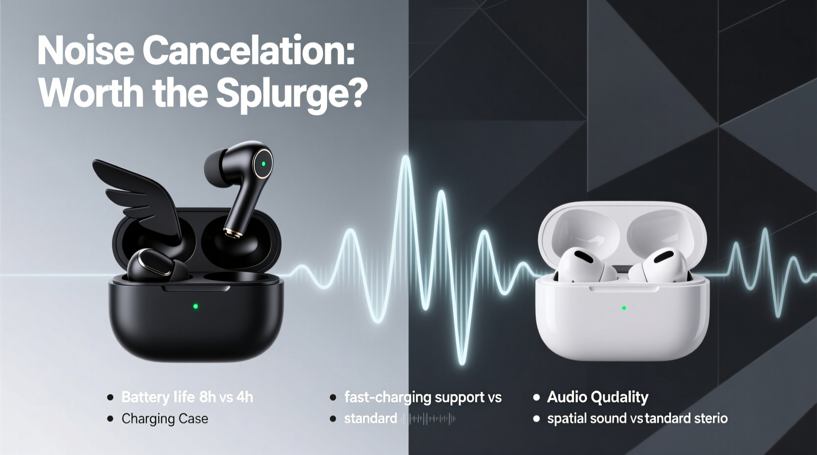 wireless earbuds with noise cancellation vs basic models is the premium feature worth the splurge