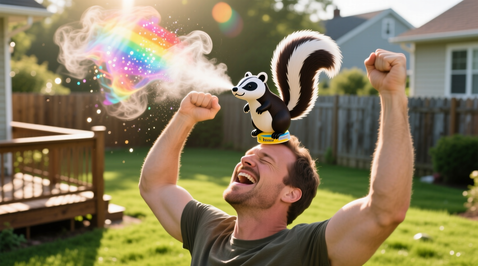 getting rid of skunk odor