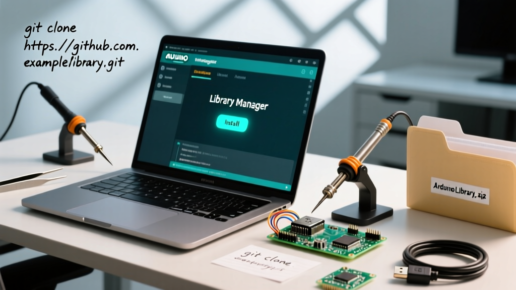 How to Install an Arduino Library via IDE, ZIP, and Git