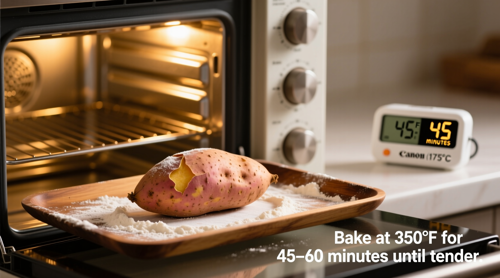 How Long to Bake Sweet Potato at 350°F: Perfect Timing Guide
