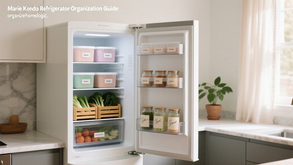Marie Kondo Refrigerator Organization Guide