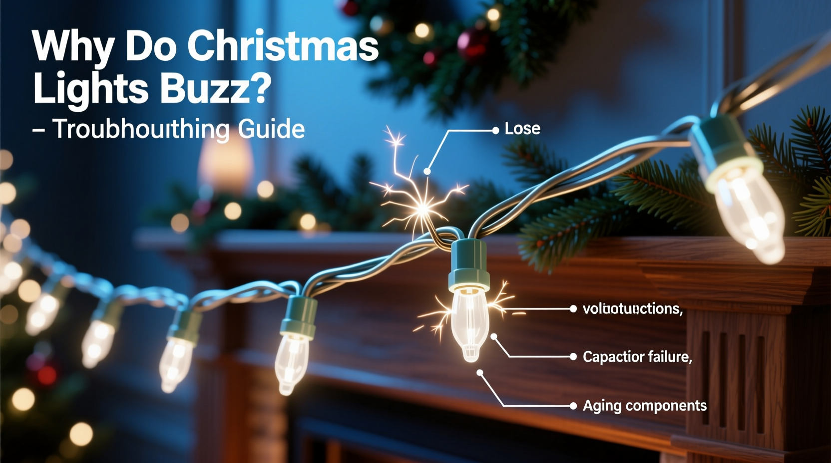 why do some christmas lights buzz softly troubleshooting guide
