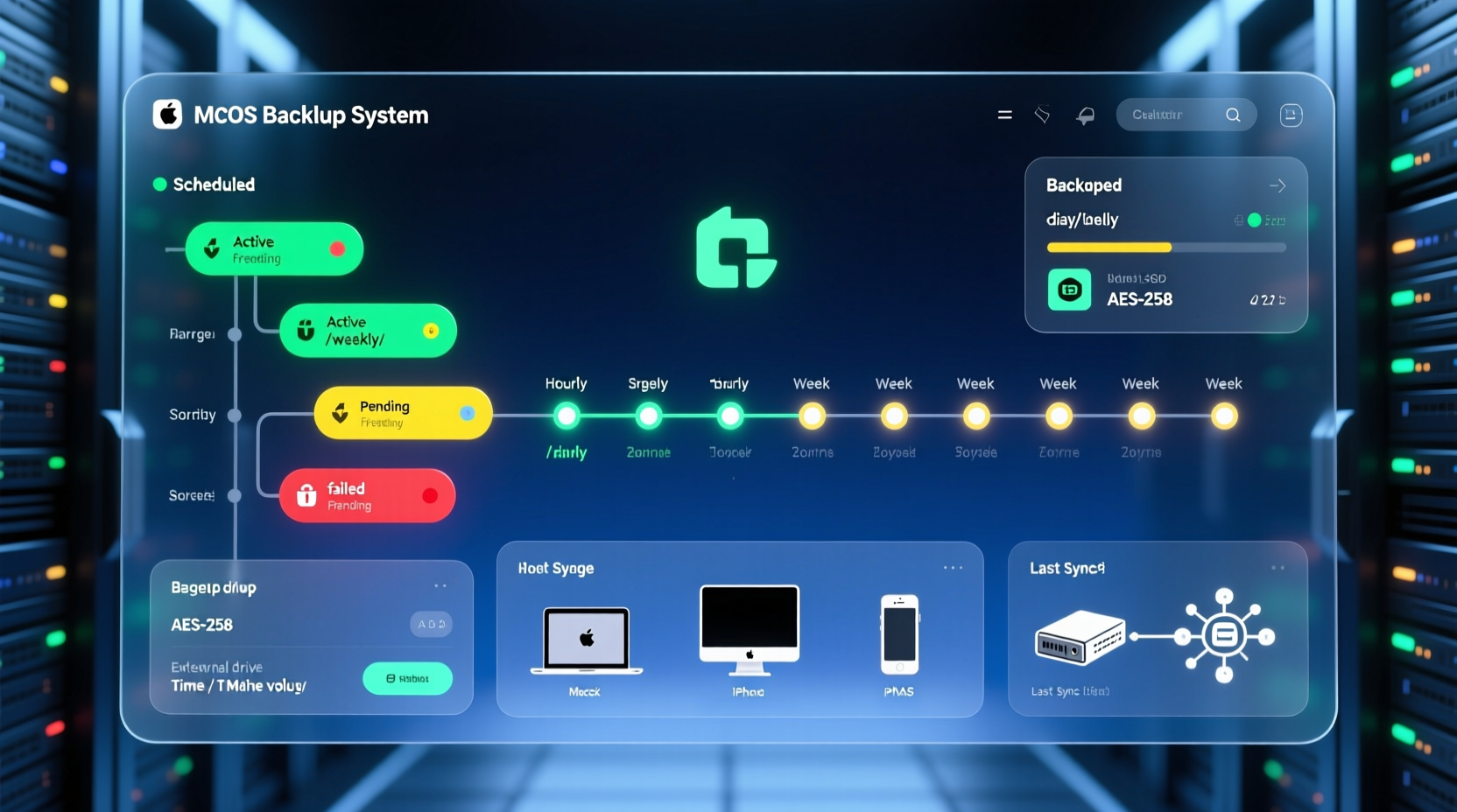 ibackup schedules advanced os x backup