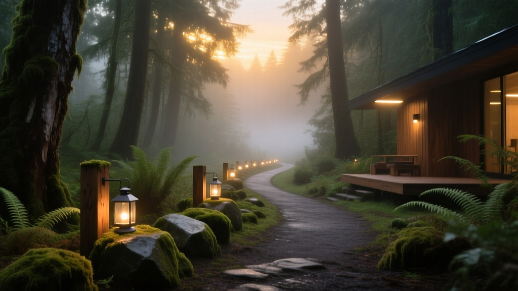 Solar Garden Lights for Pacific Northwest Rain