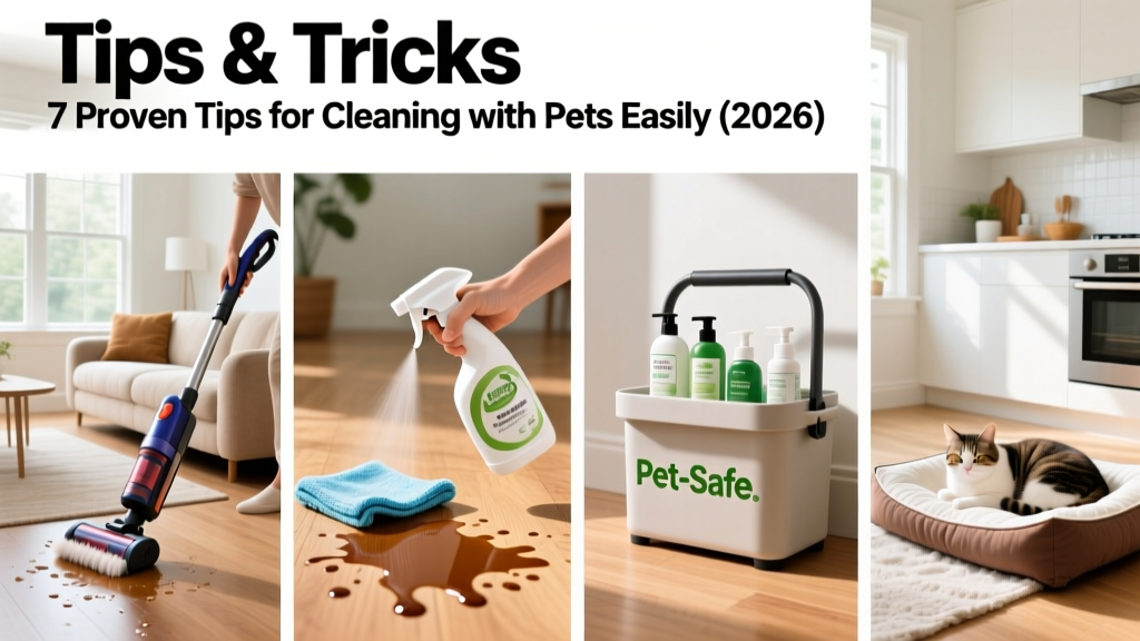 7 Proven Tips for Cleaning with Pets Easily (2026)