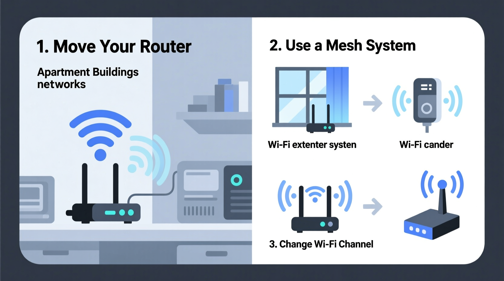 how to fix slow wifi in apartment buildings without calling your isp