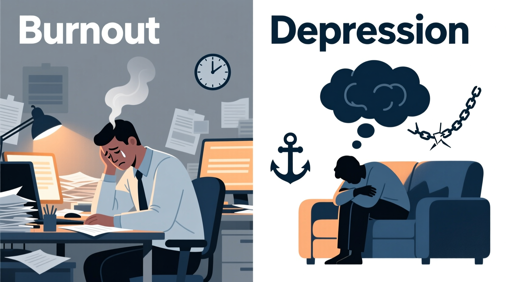 burnout vs depression recognizing the signs and when to seek help
