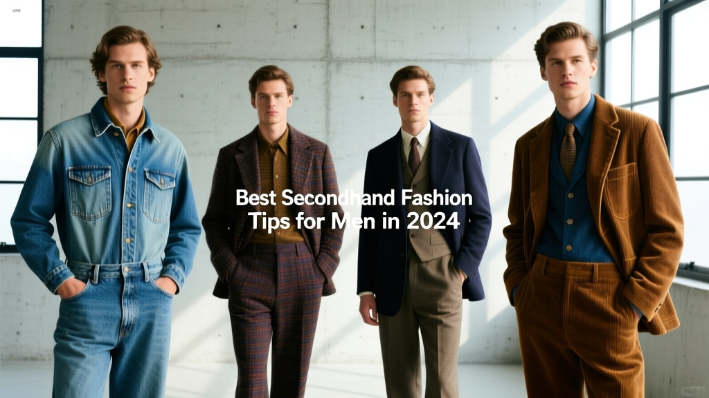 Best Secondhand Fashion Tips for Men in 2024