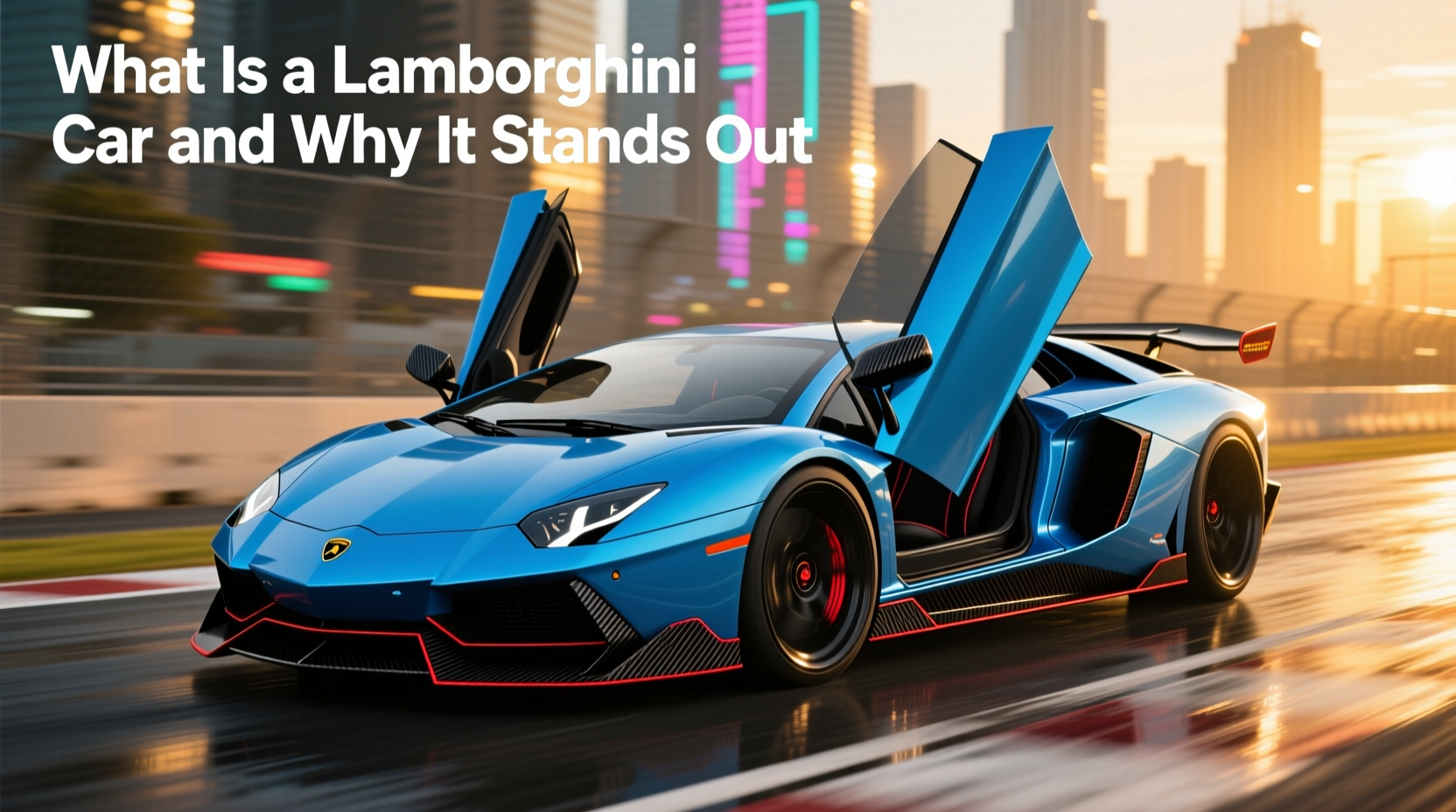 a lamborghini car