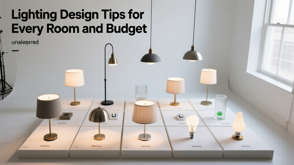 Lighting Design Tips for Every Room and Budget