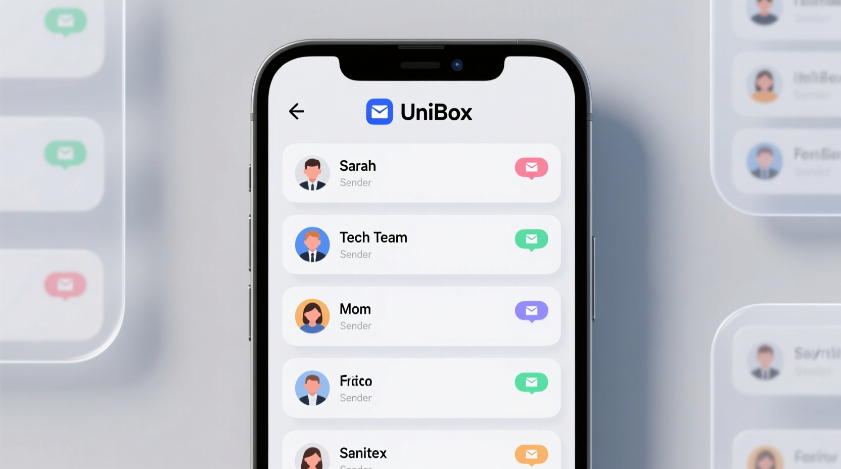 unibox sorts email by person to simplify your inbox