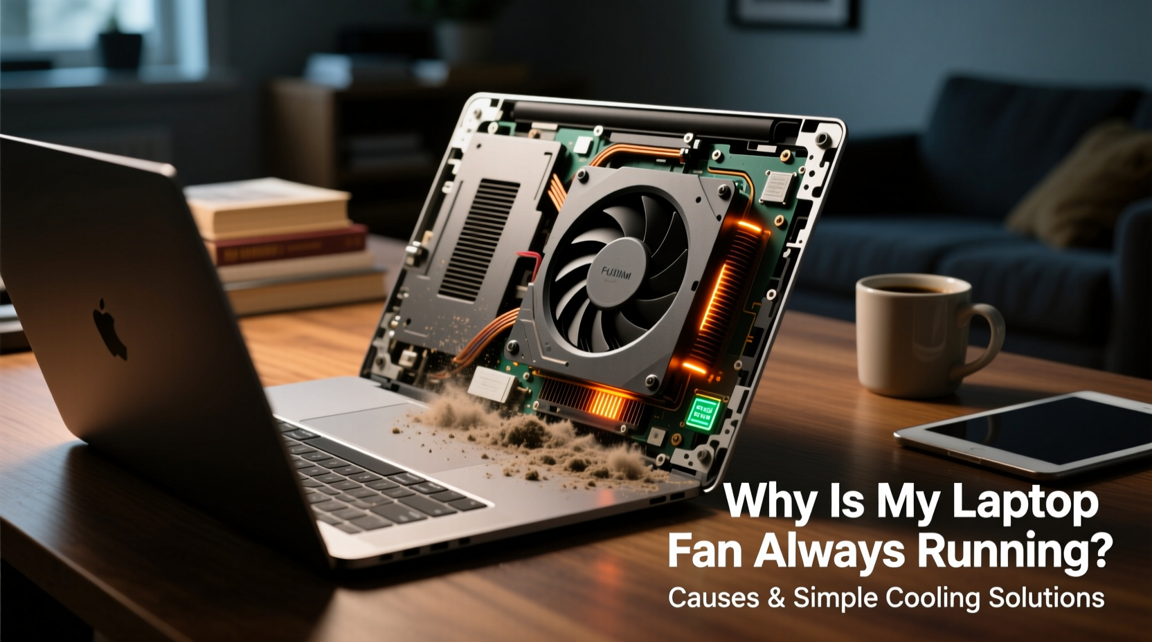 why is my laptop fan always running causes and simple cooling solutions