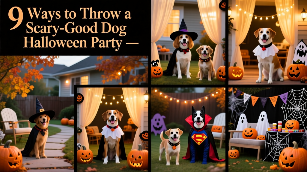 9 Ways to Throw a Scary-Good Dog Halloween Party