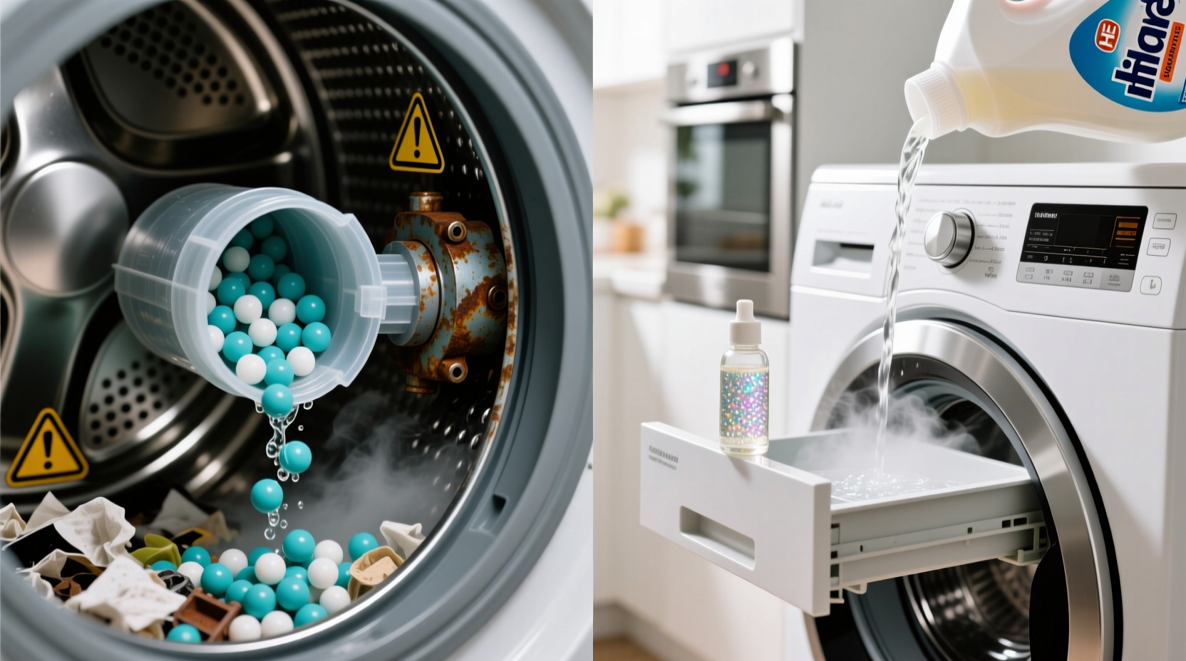 do laundry scent beads clog washer pumps