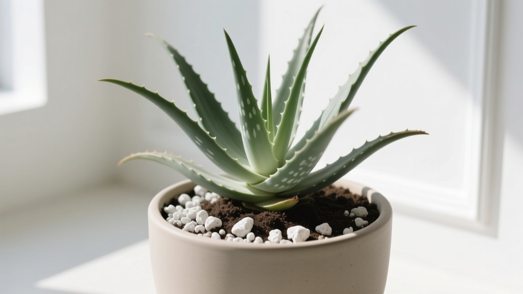 Soil Covering for Slow-Growing Indoor Plants