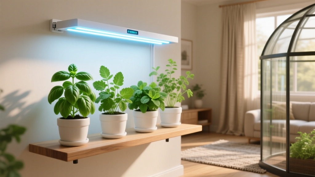 Growing Herbs Indoors Without Sunlight: LED Setup Guide With PAR Measurements for 8 Herbs