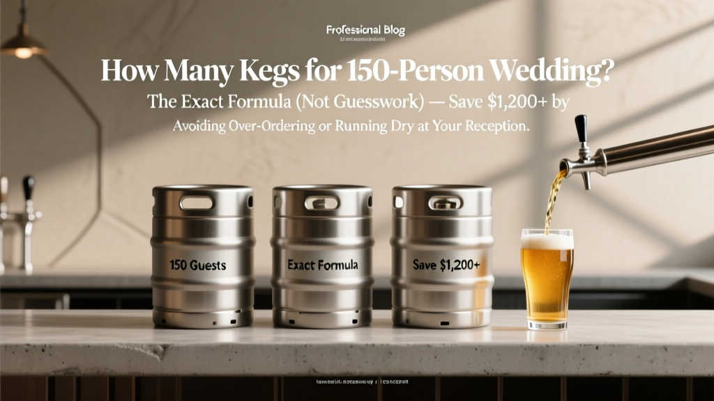 Kegs for 150-Person Wedding: Exact Formula (2026)