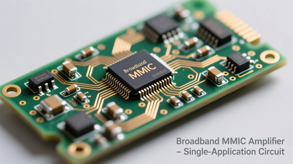 Broadband MMIC Amplifiers: Why a Single Application Circuit Is the Optimal Design Strategy