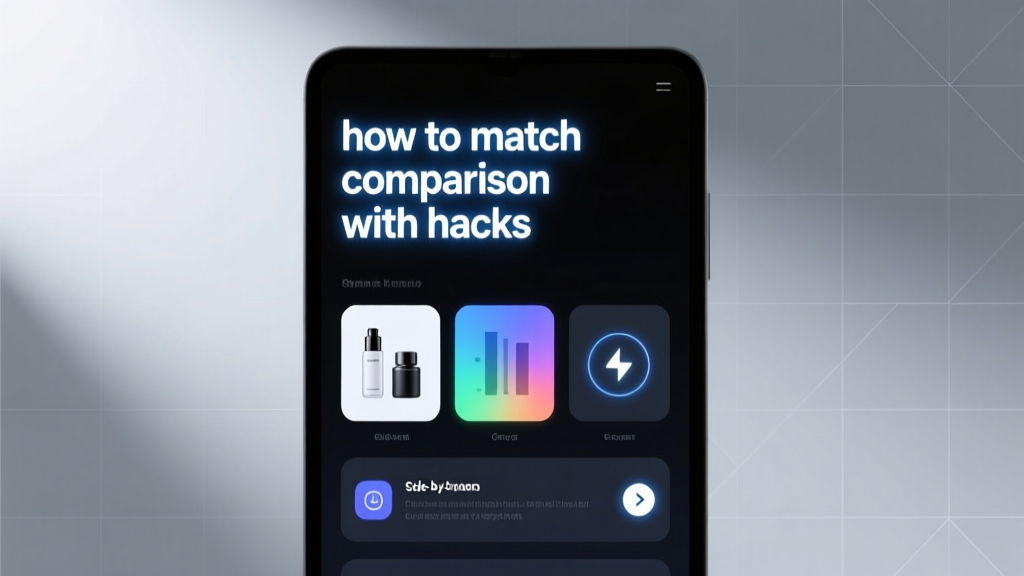 How To Match Comparison With Hacks: Practical Tactics for Smarter, Faster Decision-Making