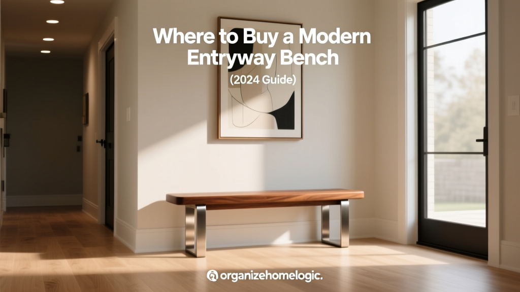 Where to Buy a Modern Entryway Bench (2024 Guide)
