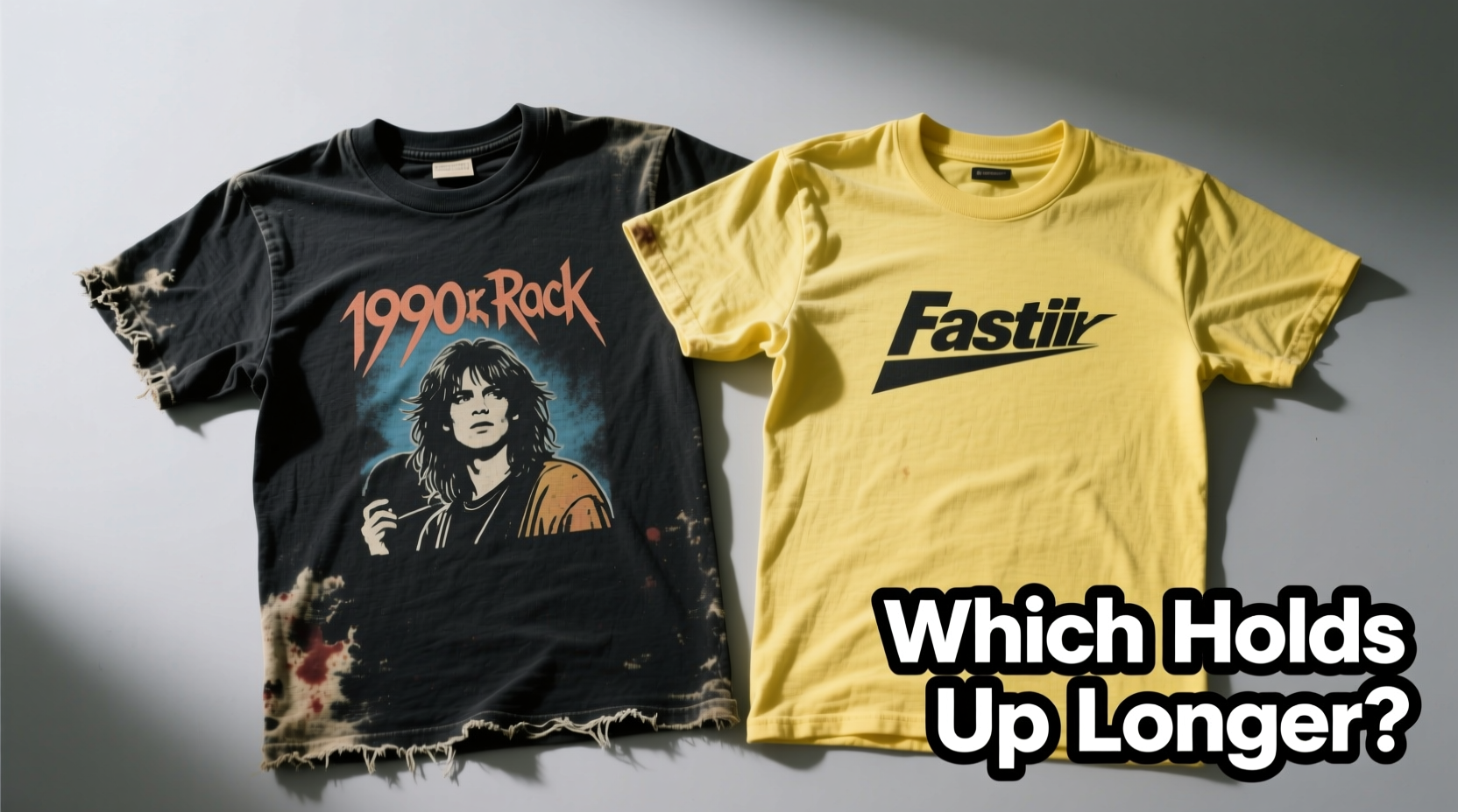 vintage band tees vs fast fashion replicas which holds up longer