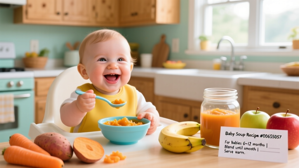 Soup Recipes for Babies 6 to 12 Months: Nutrient-Dense, Safe, and Developmentally Appropriate First Soups