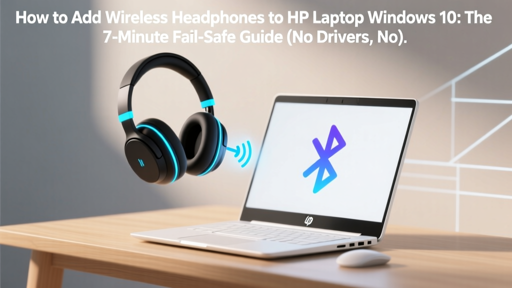 Pair Bluetooth Headphones with HP Laptop Windows 10 (2026)