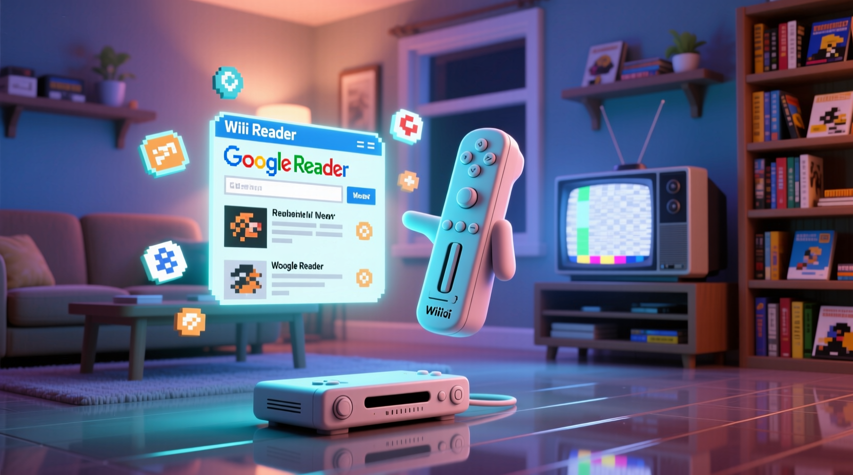 browse google reader with your wii