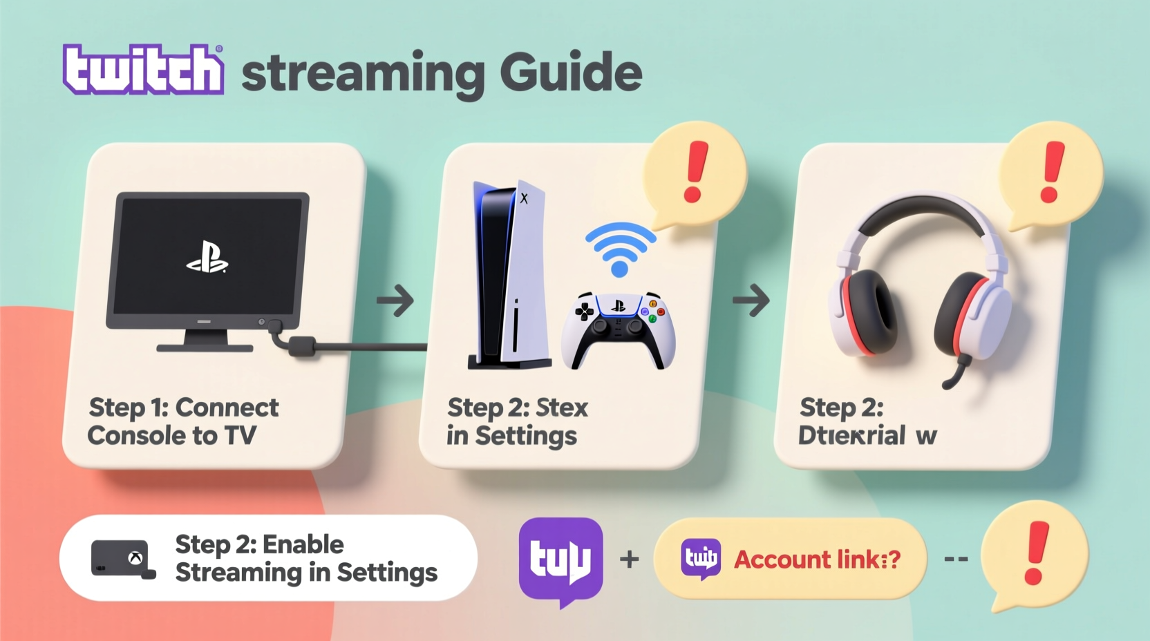 how to start streaming on twitch with just a console and headset