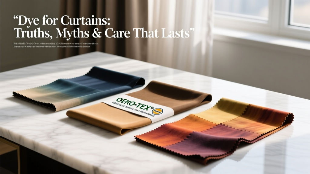Dye for Curtains: Truths, Myths & Care That Lasts