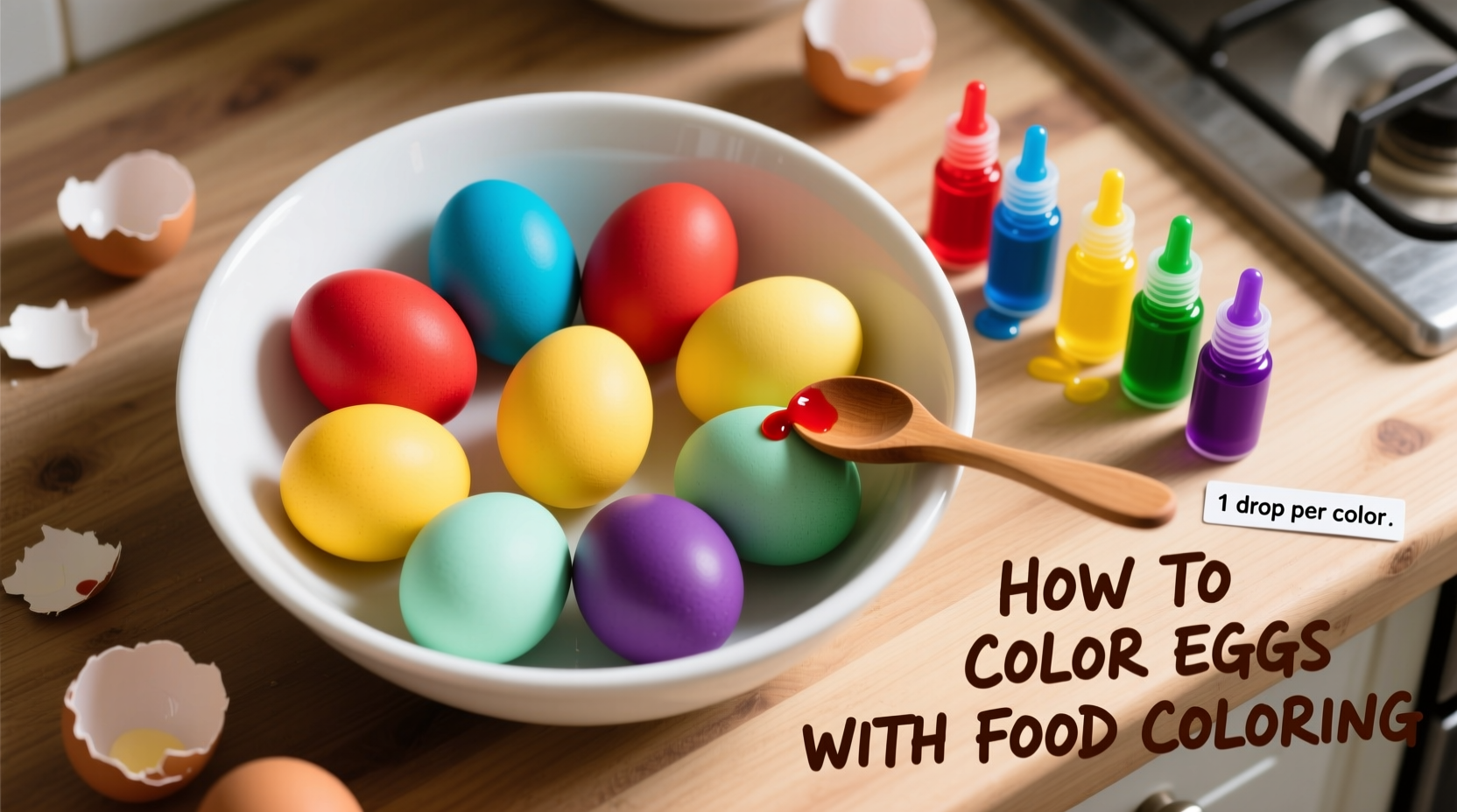 Vibrant Egg Coloring Guide: Food Coloring Method