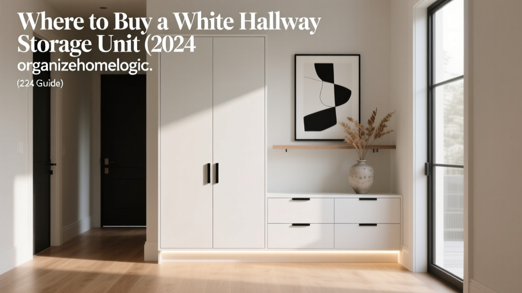 Where to Buy a White Hallway Storage Unit (2024 Guide)