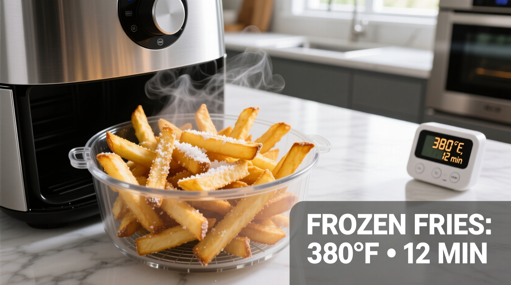 how to cook frozen fries in air fryer