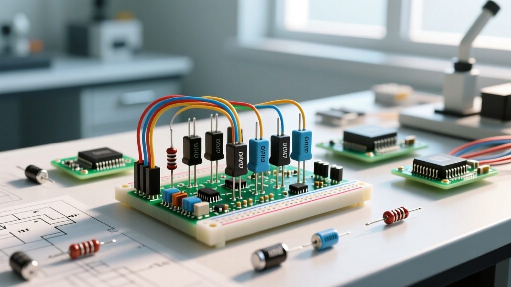 Building Logic Gates Using Transistors: A Discrete Bench Guide