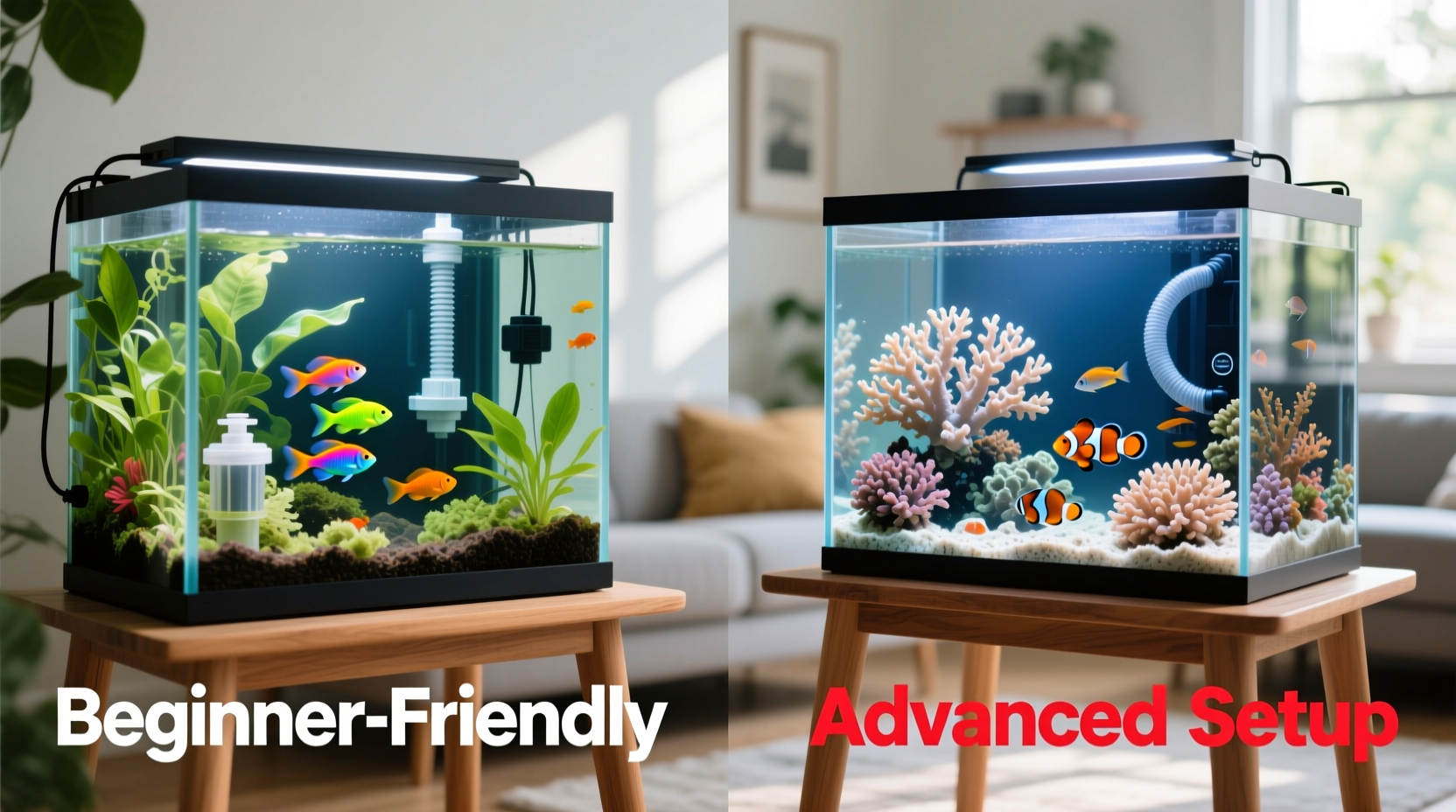 freshwater vs saltwater aquarium which setup is actually beginner friendly