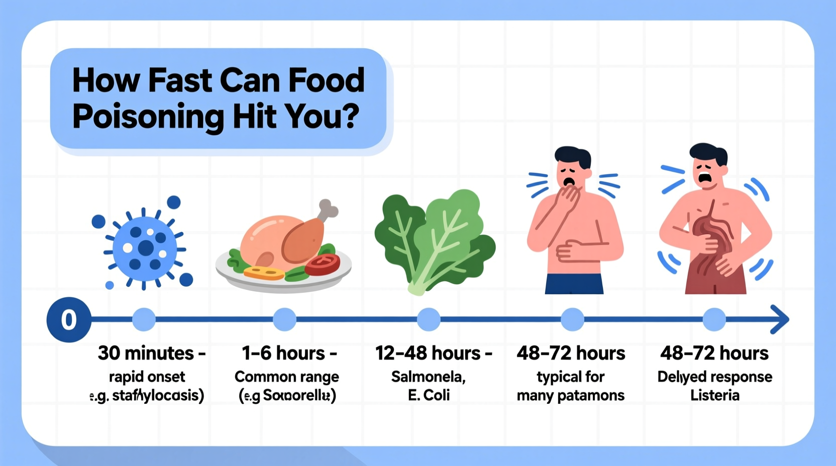 Food Poisoning Onset Time: How Quickly Symptoms Appear
