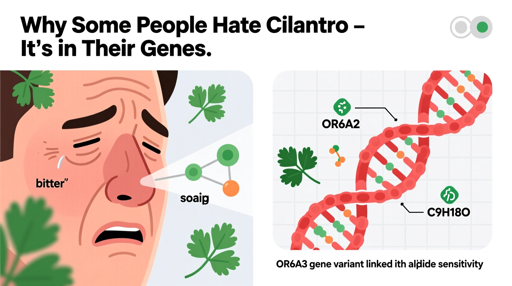 why do some people hate the smell of cilantro genetics behind scent aversion