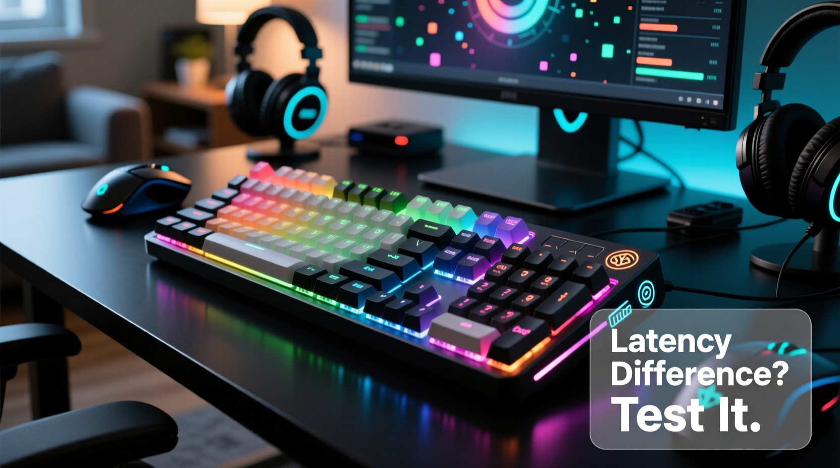 custom mechanical keyboards for gaming is the latency difference noticeable