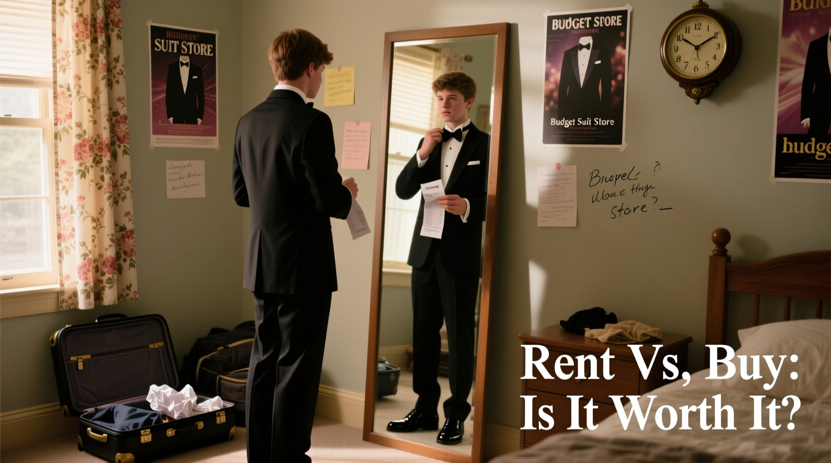 is renting a tux for prom better than buying cheap suit options explored