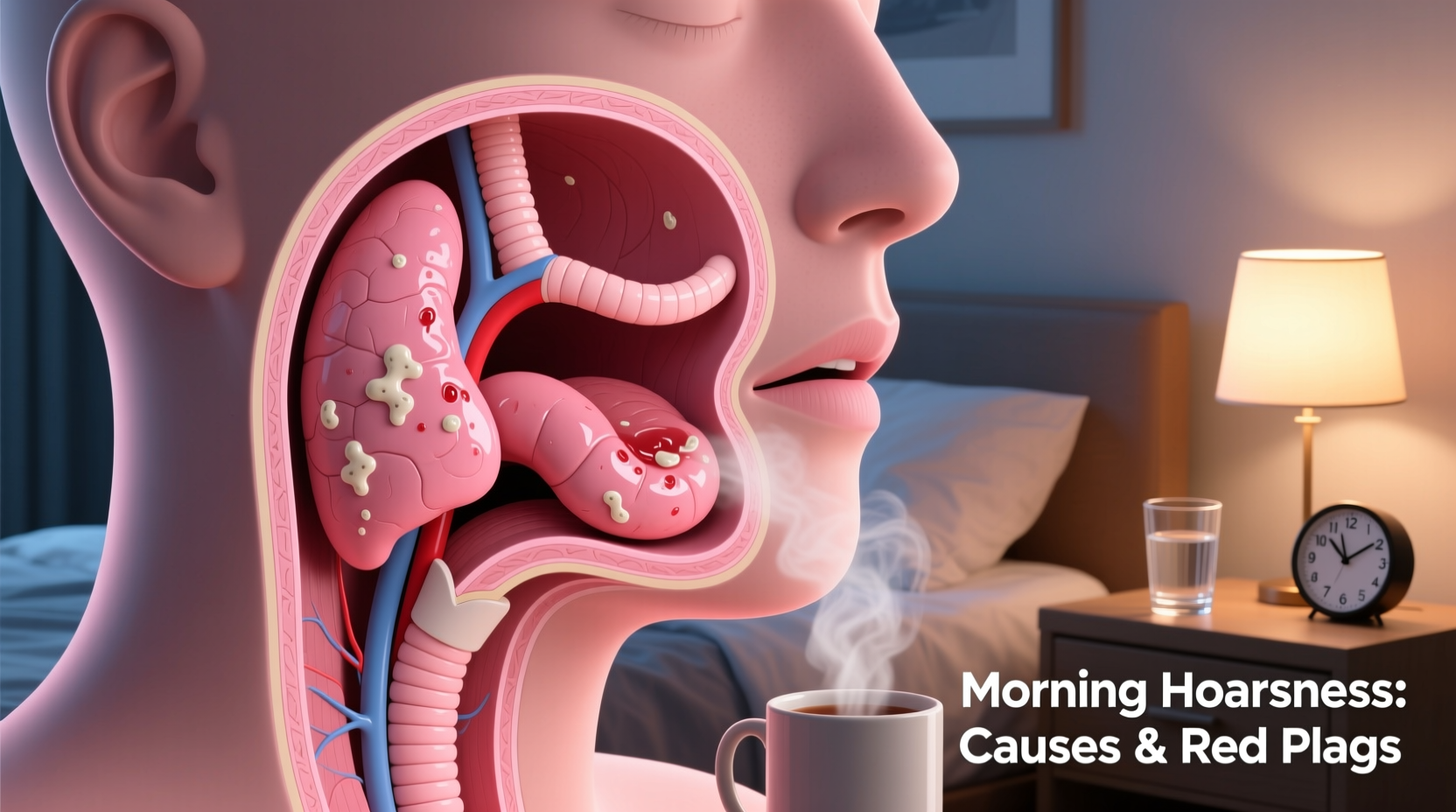 why does my voice sound hoarse in the morning and when should i see a doctor