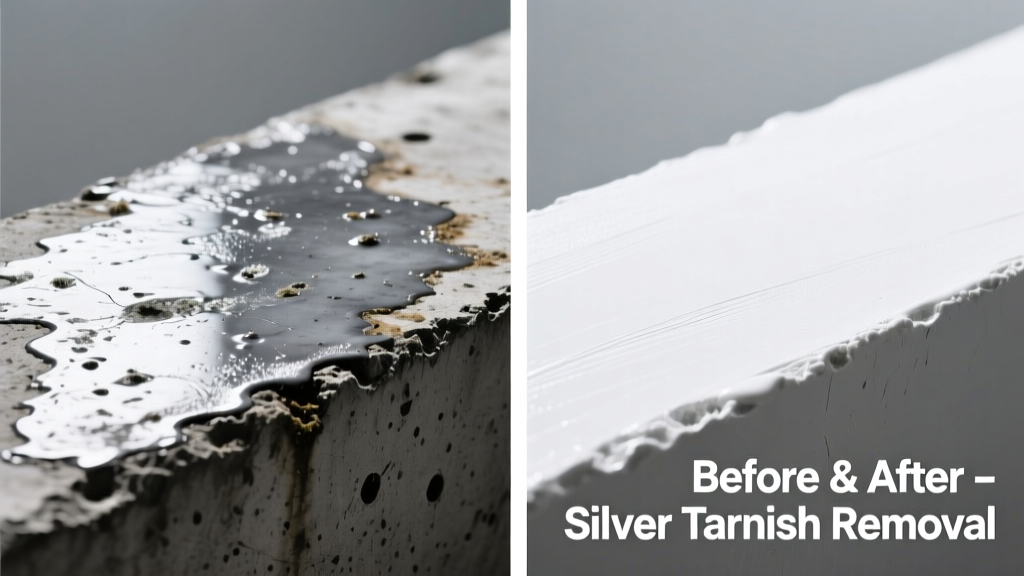 How to Remove Silver Tarnish from Concrete Surfaces