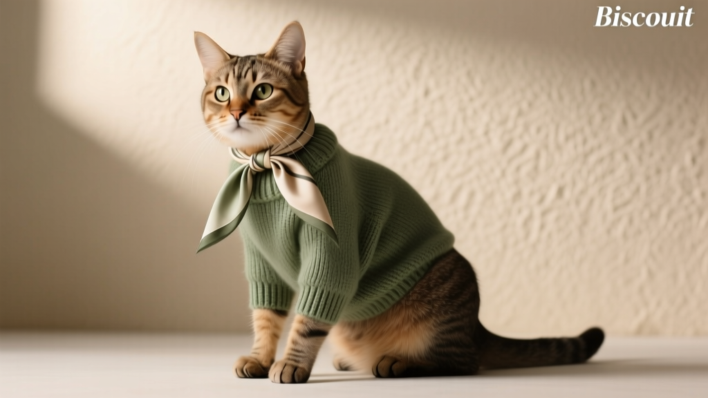 Biscuit the Cat Is the Fashion-Forward Feline You Didn't Know You Needed In Your Life