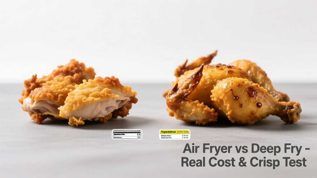 Air Fryer vs Deep Fried Chicken: Crisp, Cost & Health Test