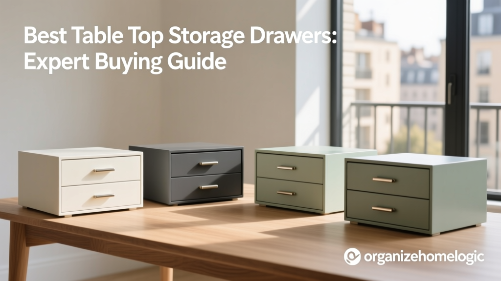 Best Table Top Storage Drawers: Expert Buying Guide
