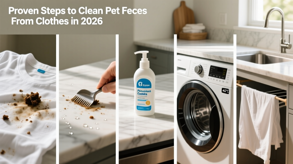 Proven Steps to Clean Pet Feces From Clothes in 2026