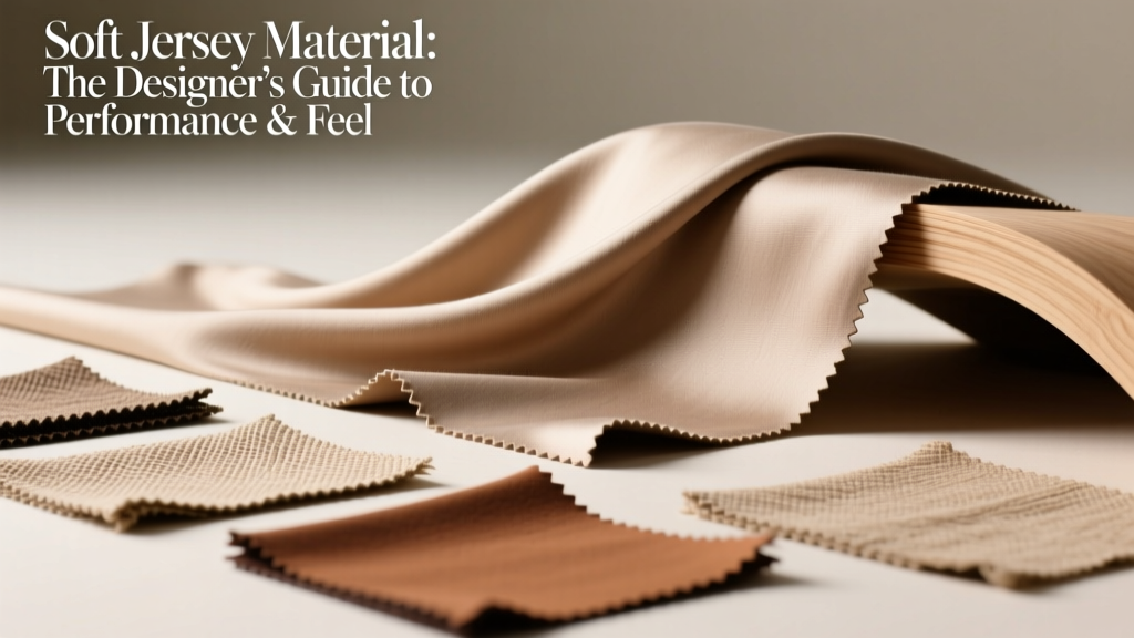 Soft Jersey Material: The Designer’s Guide to Performance & Feel