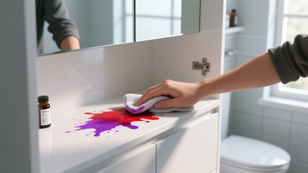 How to Get Food Coloring Out of Medicine Cabinet: Proven Fix